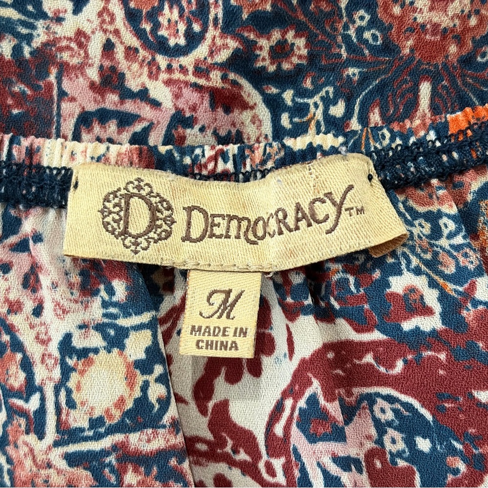 Democracy Bohemian Off-Shoulder Top (Med) - Picture 5 of 7